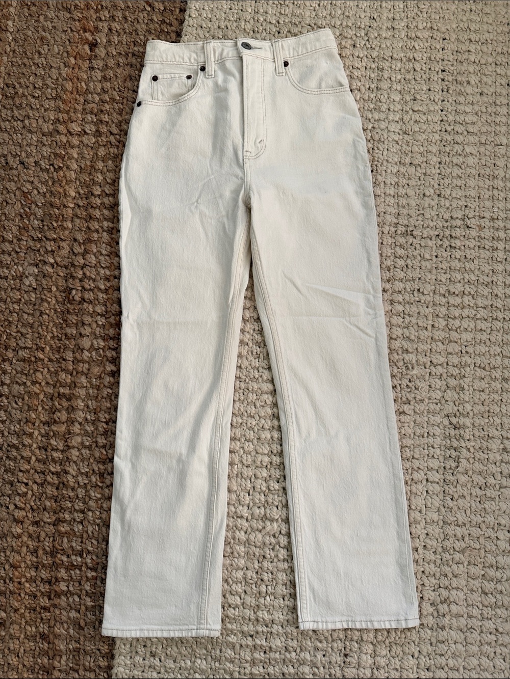 Abercrombie and fitch - the ankle straight ultra high rise jeans size 25 / 0 reg